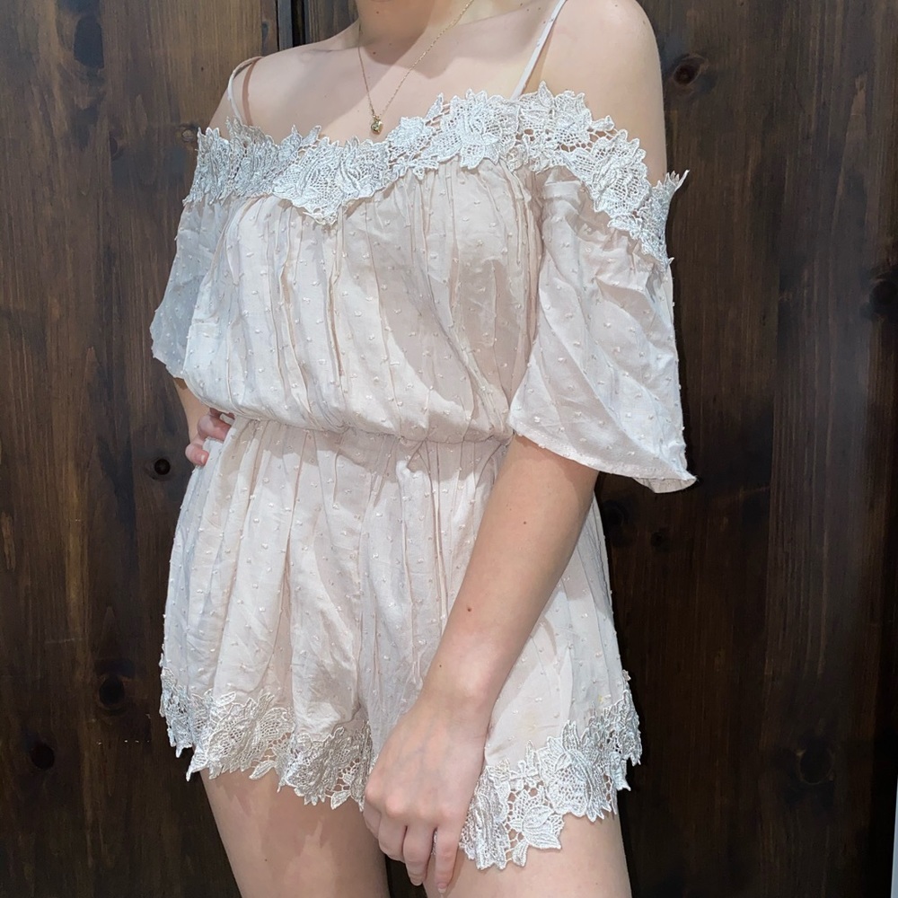 Cozy Spring Floral Romper